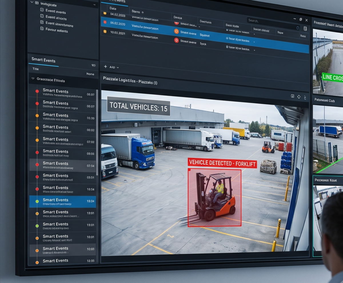 Analisi video intelligente e rilevamento intrusioni per aziende